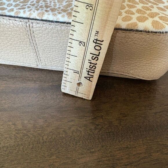 Michael Kors Jet Set East West Chain Crossbody bag in a camel giraffe print NEW - Picture 10 of 10